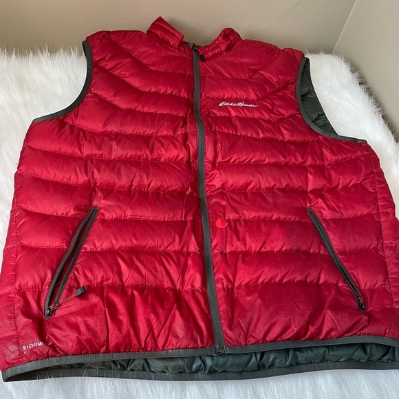 Other - Eddie Bauer First Ascent Red Down Puffer Vest XL